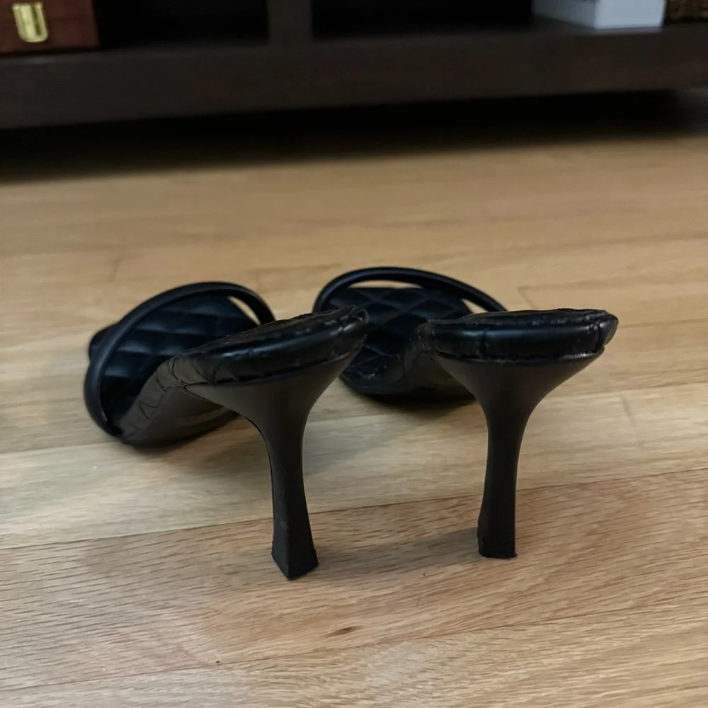 WILD DIVA LOUNGE Quilted Slide High Heel Sandal - Picture 5 of 9